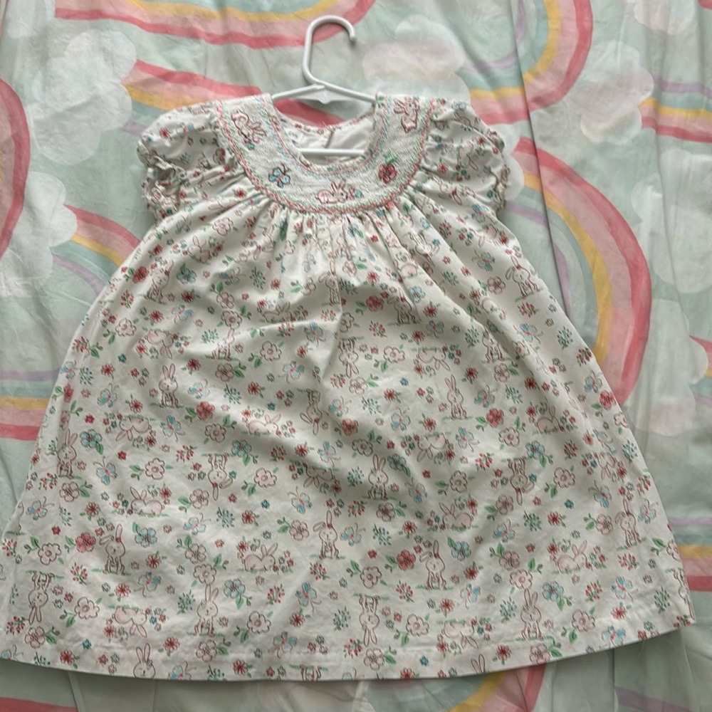 Toddler smocked dress